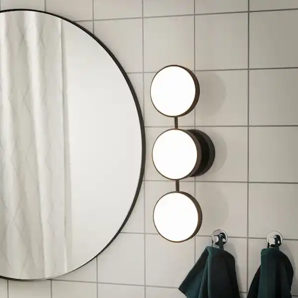 Bild 2 von KABOMBA Wandleuchte, LED, dimmbar mattiert/schwarz 47x14 cm