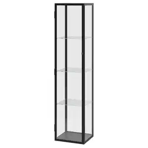 BLÅLIDEN Vitrine, schwarz 35x32x151 cm