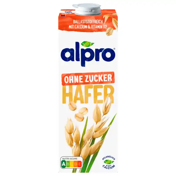 Bild 1 von Alpro Hafer-Drink Ohne Zucker vegan 1l