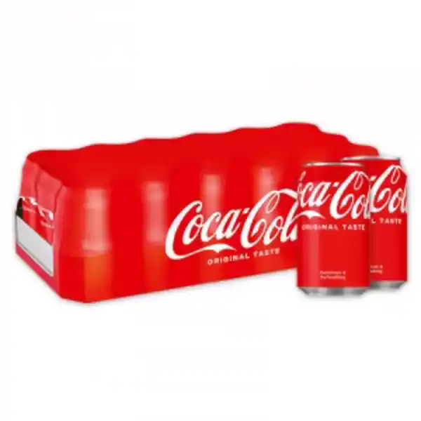 Bild 1 von Coca Cola Fridgepack 18 x 0,33 Liter Dose