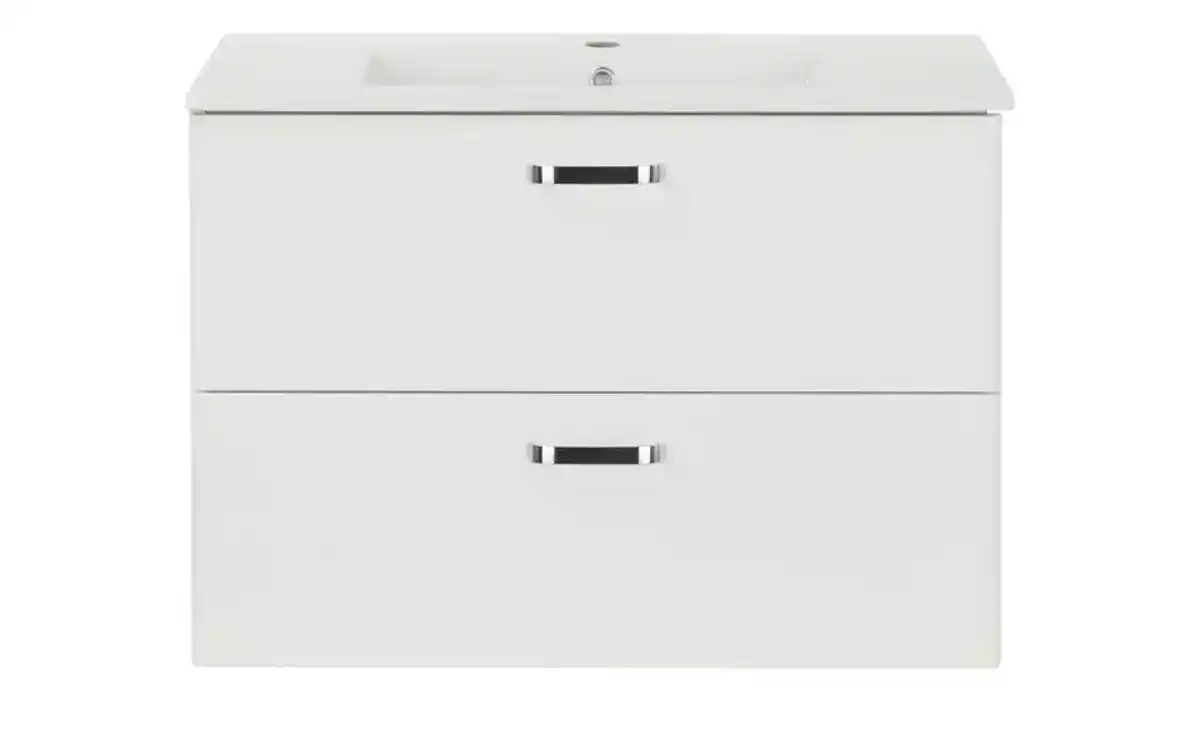Bild 2 von Waschtischunterschrank ¦ weiß ¦ Maße (cm): B: 80 H: 55 T: 45 Schränke > Badschränke > Waschbeckenunterschränke - Möbel Kraft