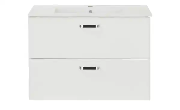 Bild 2 von Waschtischunterschrank ¦ weiß ¦ Maße (cm): B: 80 H: 55 T: 45 Schränke > Badschränke > Waschbeckenunterschränke - Möbel Kraft