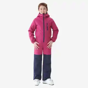 WEDZE Schneeanzug Skianzug Kinder warm wasserdicht - 100 rosa/marineblau