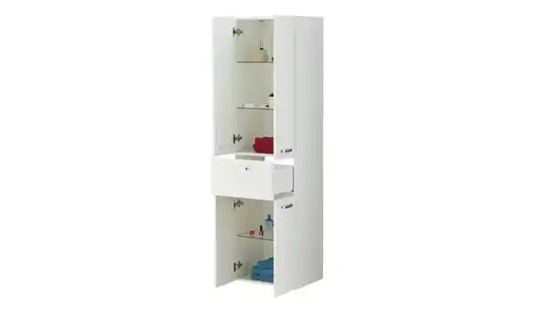 Bild 2 von Hochschrank ¦ weiß ¦ Maße (cm): B: 50 H: 182 T: 39 Schränke > Badschränke > Bad-Hochschränke - Möbel Kraft