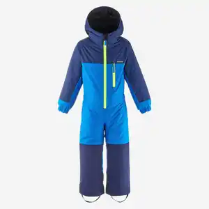 WEDZE Schneeanzug Skianzug Kinder warm wasserdicht - 100 blau