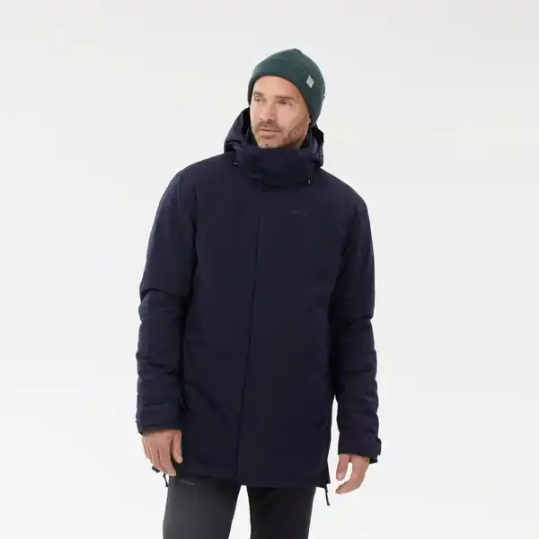 Bild 1 von QUECHUA Parka Winterjacke Herren warm bis -10 °C wasserdicht Winterwandern - SH500 blau