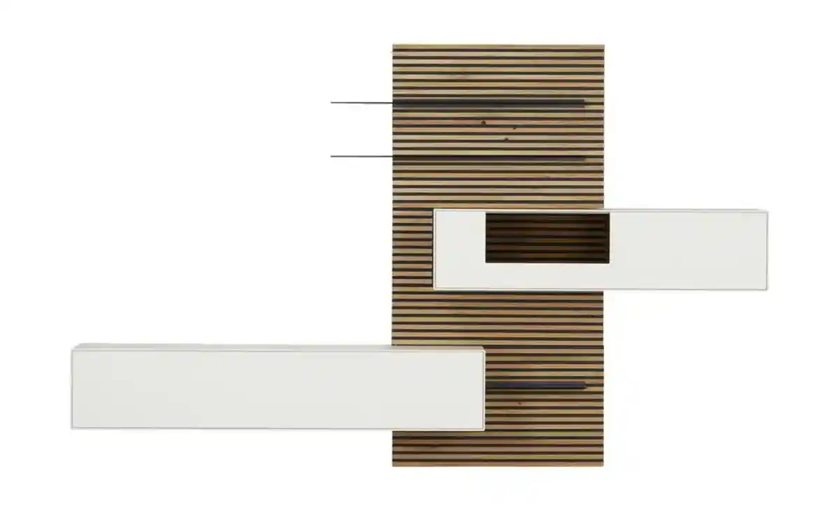 Bild 3 von SCHÖNER WOHNEN Kollektion Wohnkombination  Yonna ¦ weiß ¦ Maße (cm): B: 323 H: 202 T: 39 Wohnwände - Möbel Kraft