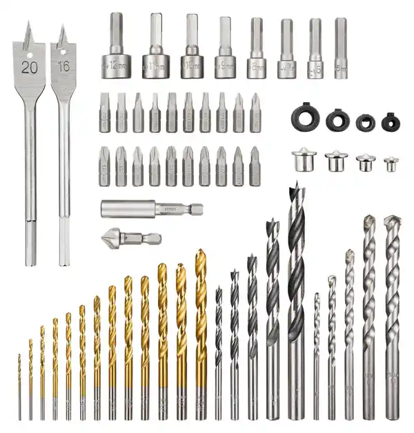 Bild 2 von PARKSIDE® Bohrer- und Bit-Set, 63-teilig