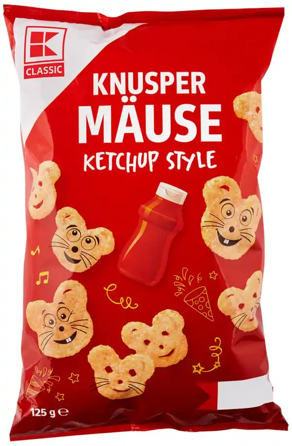 Bild 1 von K-CLASSIC Knusper-Mäuse, 125-g-Beutel