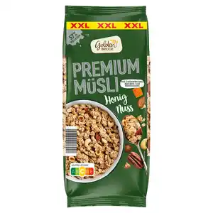 GOLDEN BRIDGE Premium Müsli XXL, Honig-Nuss