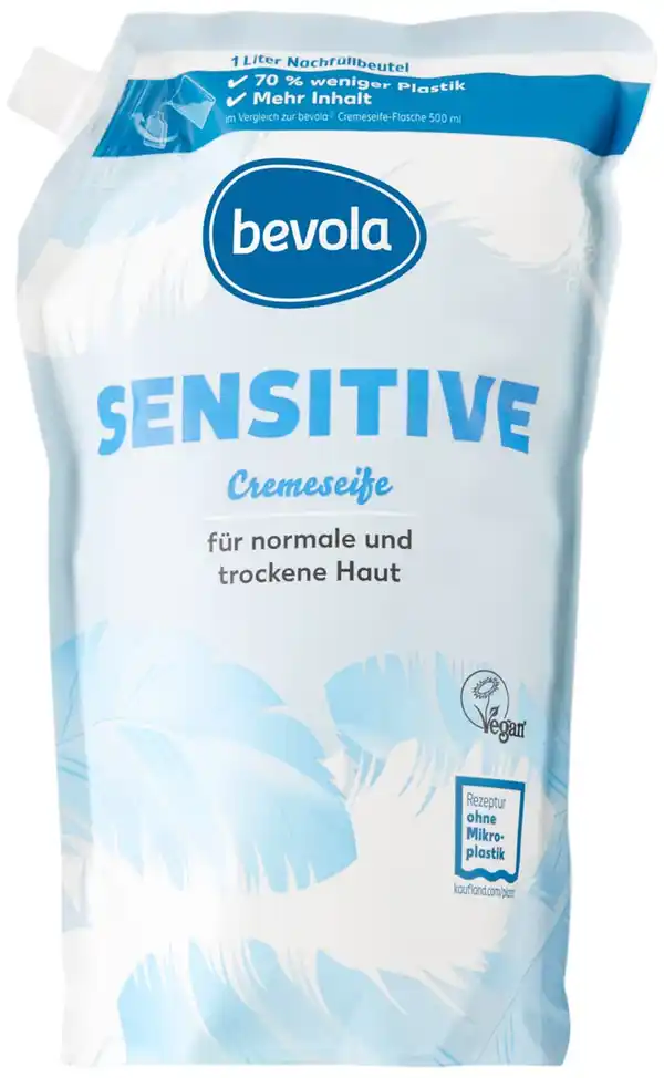 Bild 1 von BEVOLA® Flüssigseife, 1-l-Nachfüllbeutel