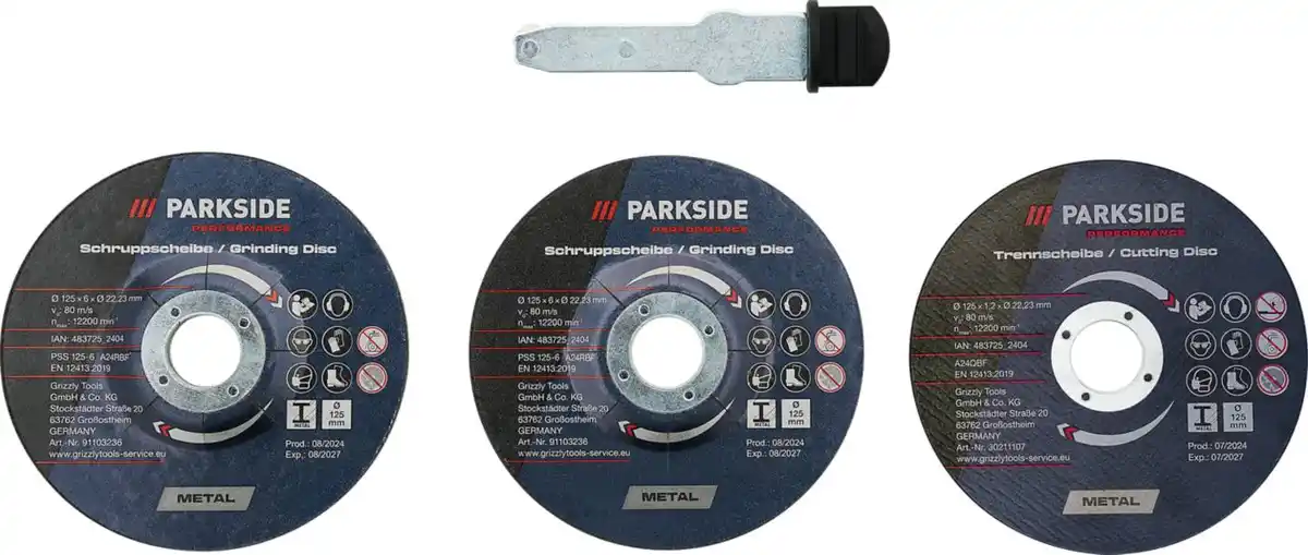 Bild 3 von PARKSIDE® Akku-Winkelschleifer 20 V »PPWSFA 20-Li B3« mit Akku