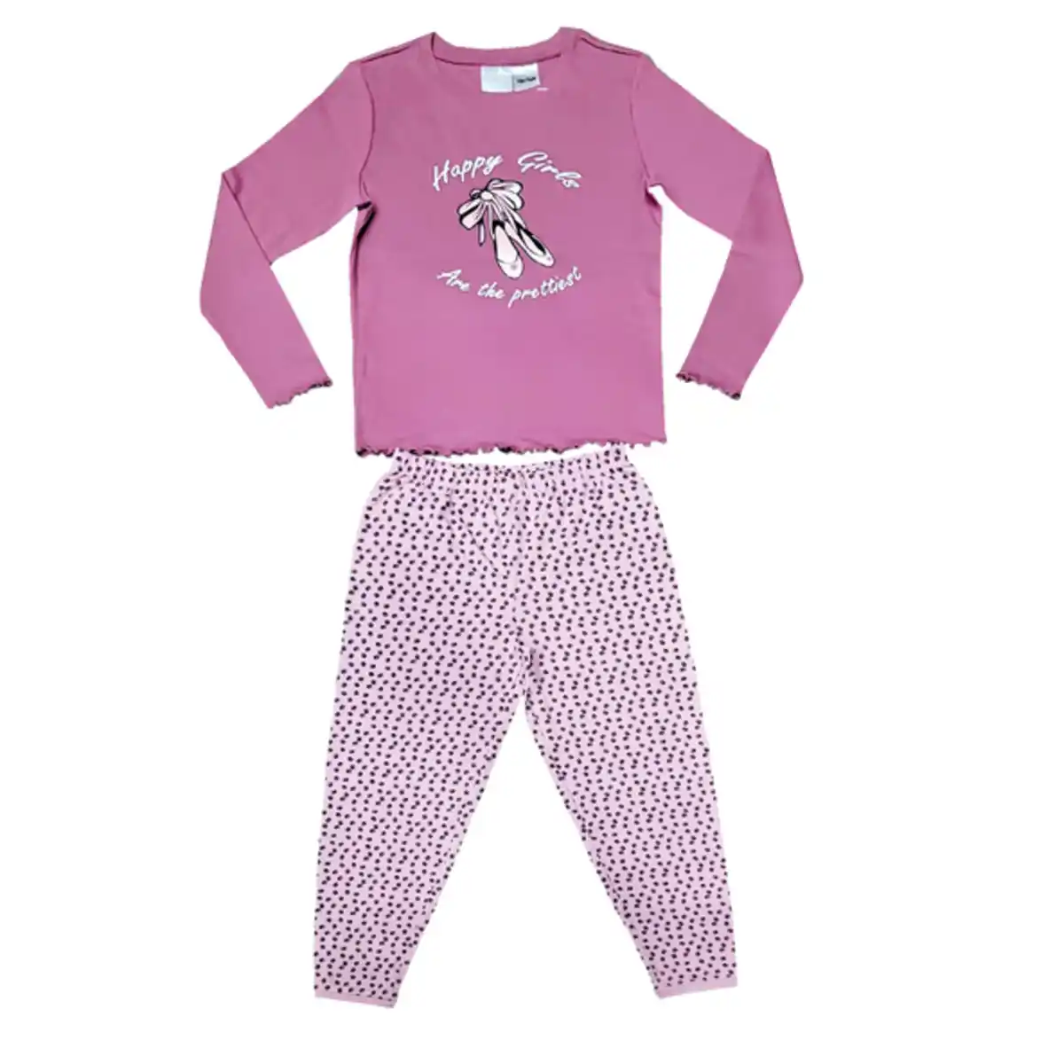 Bild 1 von Kinder Winterpyjama, pink, 122/128