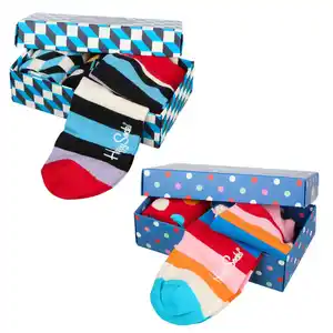 HAPPY SOCKS Herren-Socken, 3 Paar