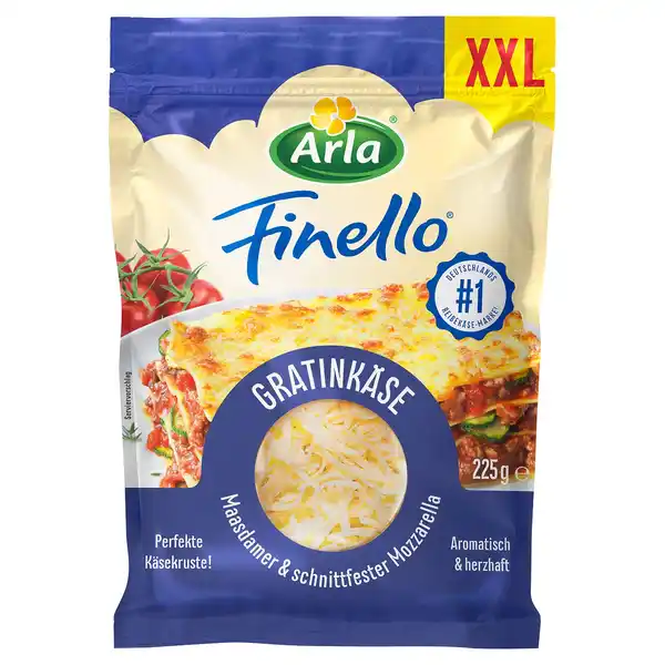 Bild 1 von ARLA Finello XXL 225 g, Gratinkäse