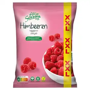 ALL SEASONS Tiefkühl-Himbeeren XXL 1 kg