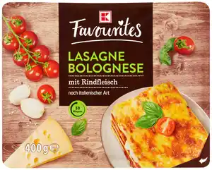 K-FAVOURITES Lasagne Bolognese, 400-g-Packg.