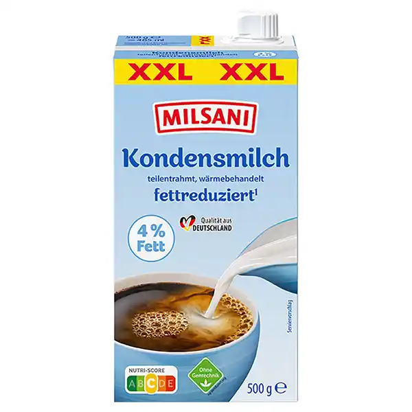 Bild 1 von MILSANI Kondensmilch 4 % 500 g