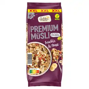 GOLDEN BRIDGE Premium Müsli XXL, Frucht-Nuss