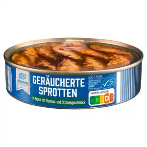 ALMARE Geräucherte Sprotten, Zitrone Thymian