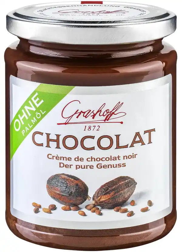 Bild 1 von GRASHOFF Crème de Chocolat Noir, 250-g-Glas