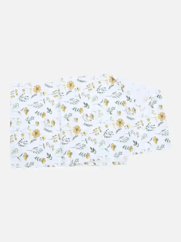 Bild 2 von Tischläufer mit Blumen 40x140 cm Weiß