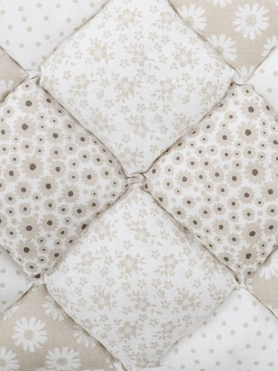 Bild 3 von Stuhlkissen im Patchworkdessin 40x40cm Braun