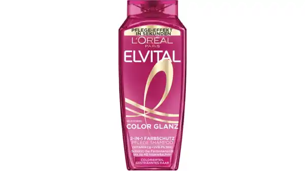 Bild 1 von Elvital Shampoo Color Glanz 2-in-1 Farbschutz