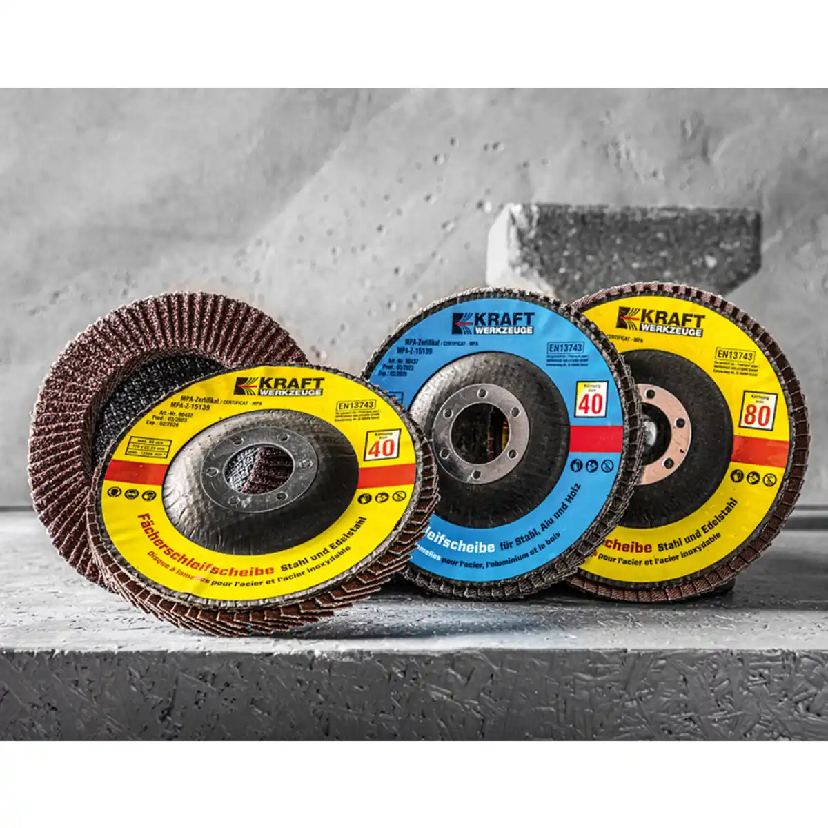 Bild 2 von Fächerscheiben, 4-tlg.