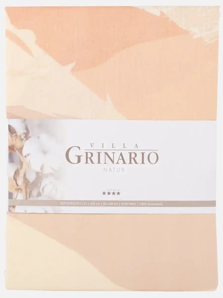 Bild 2 von Renforce Bettwäsche in Aquarell Optik Beige