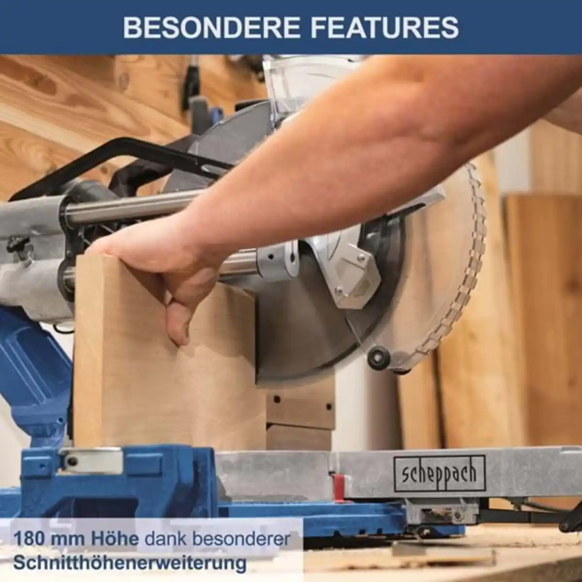 Bild 3 von Kapp-, Zug- und Gehrungssäge HM305SL