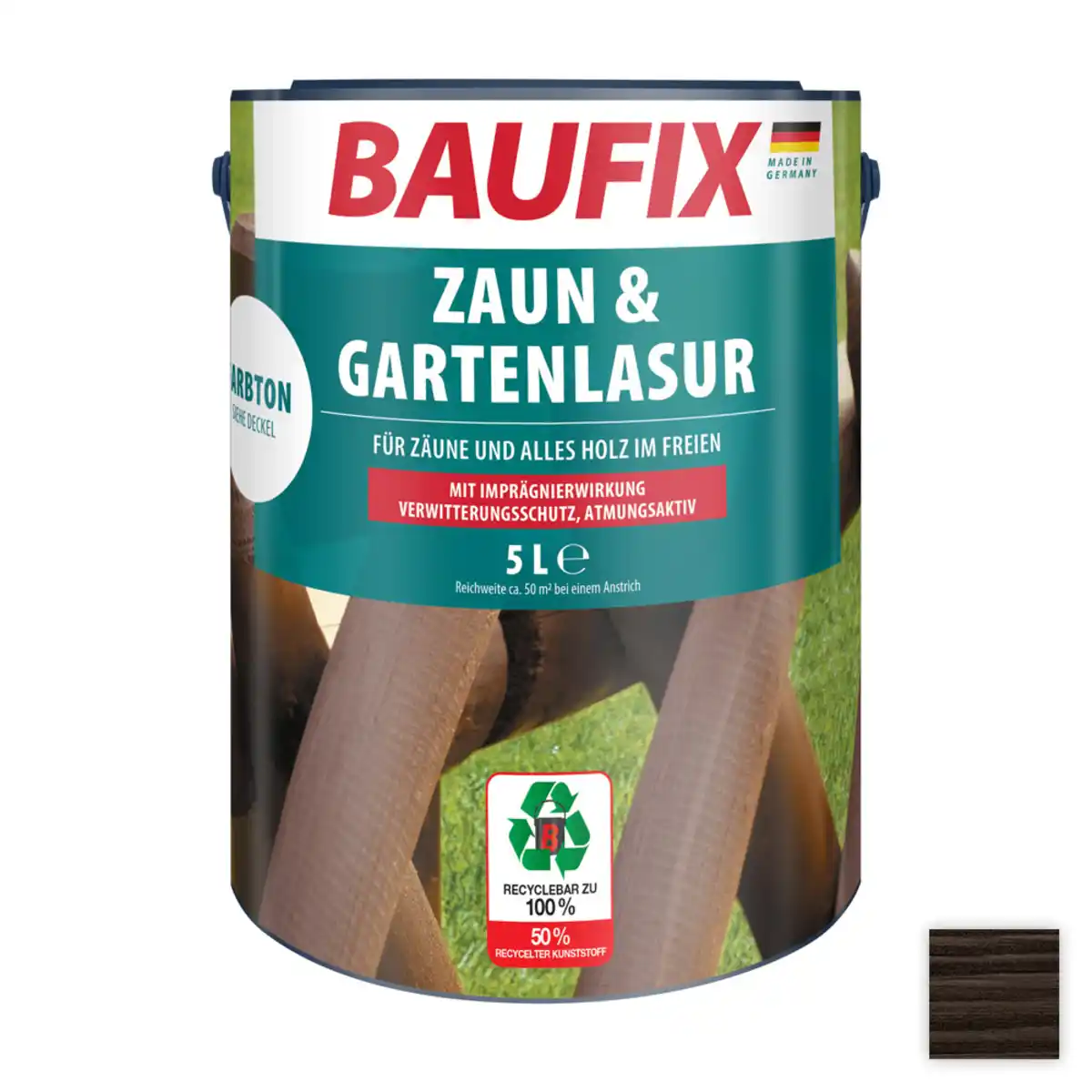 Bild 1 von Zaun- und Gartenlasur - Ebenholz