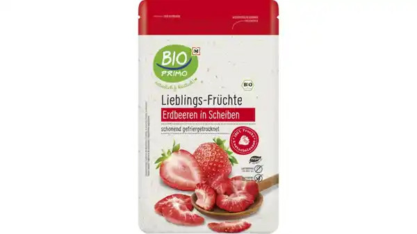 Bild 1 von BIO PRIMO Bio Getrocknete Erdbeere Scheiben