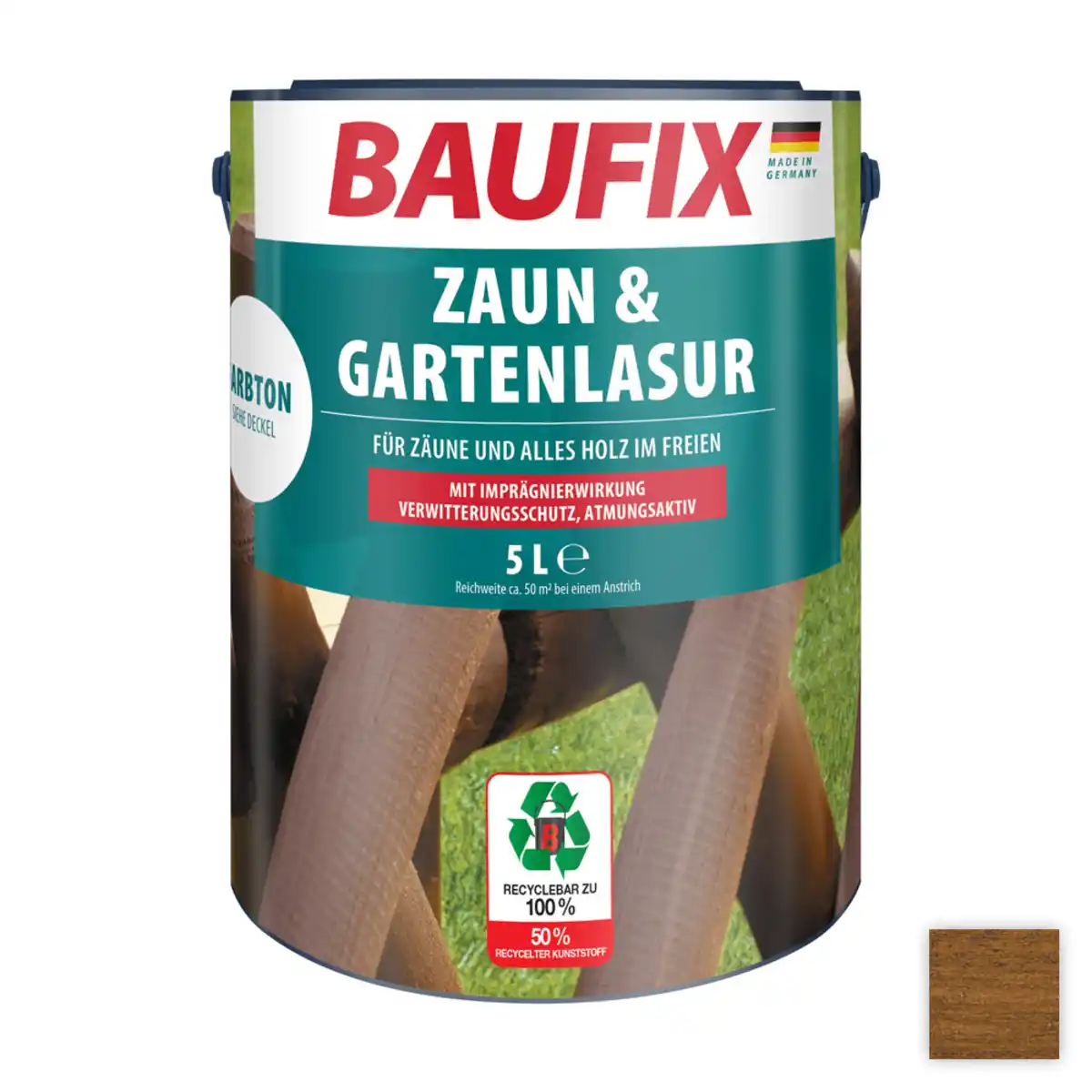 Bild 1 von Zaun- und Gartenlasur - Nussbaum