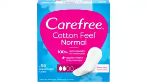 Carefree Slipeinlagen Cotton Feel Normal ohne Duft