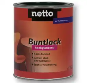 netto Buntlack auf Kunstharzbasis