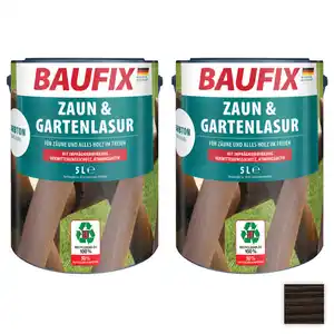 Zaun- und Gartenlasur, Ebenholz - 2er-Set