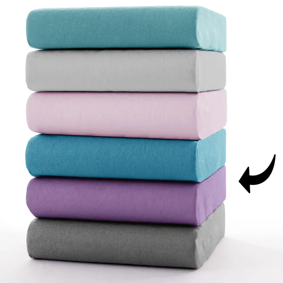 Bild 1 von Premium-Jersey-Spannbetttuch - ca. 180 - 200 x 200 cm