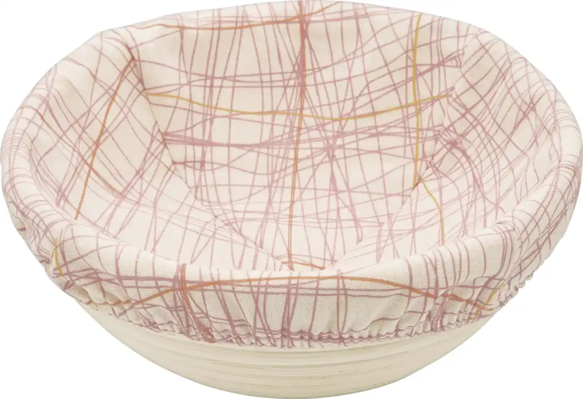 Bild 2 von IDEENWELT Rattan-Brotkorb rund graphisch