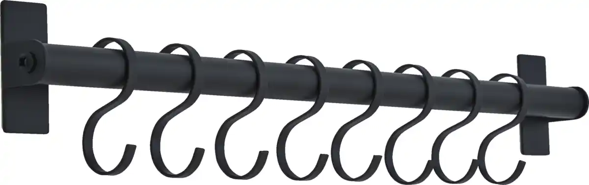 Bild 2 von IDEENWELT Wandhakenleiste mattschwarz