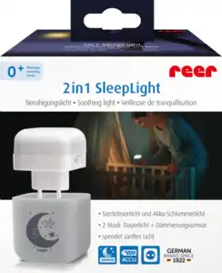 reer 2in1 SleepLight - Hellgrau