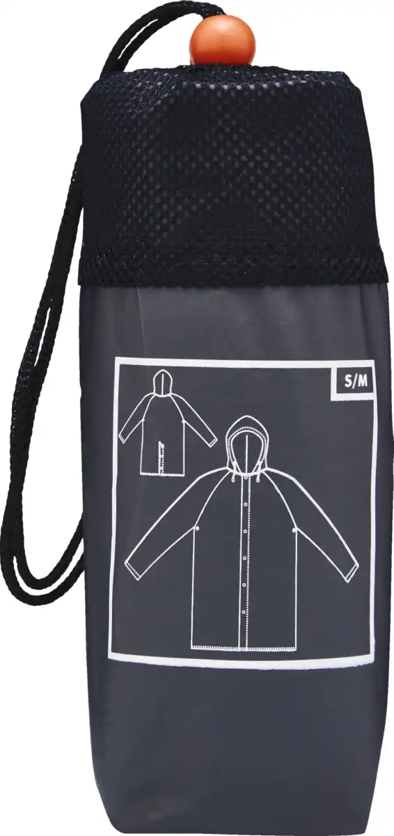 Bild 1 von IDEENWELT Regenmantel dunkelblau Gr. S/M