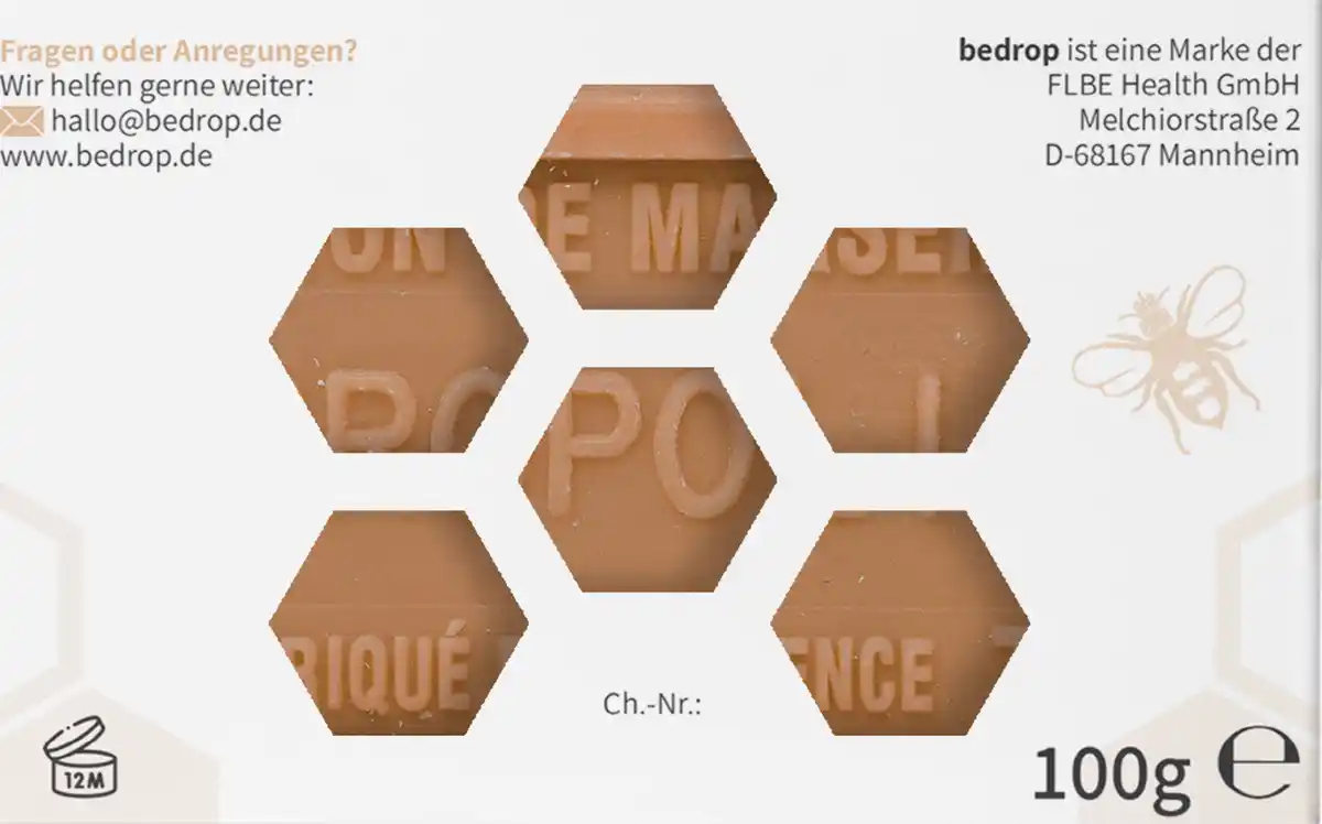 Bild 4 von bedrop Propolis Honig Seife, 100 g