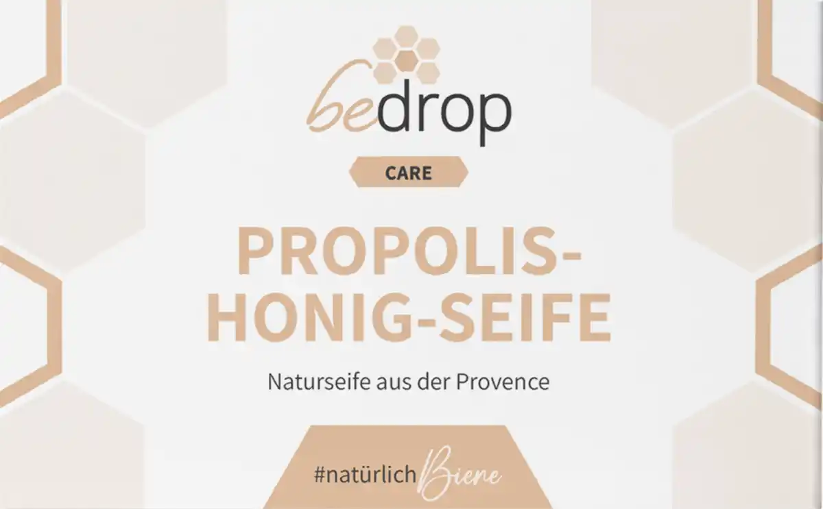 Bild 1 von bedrop Propolis Honig Seife, 100 g