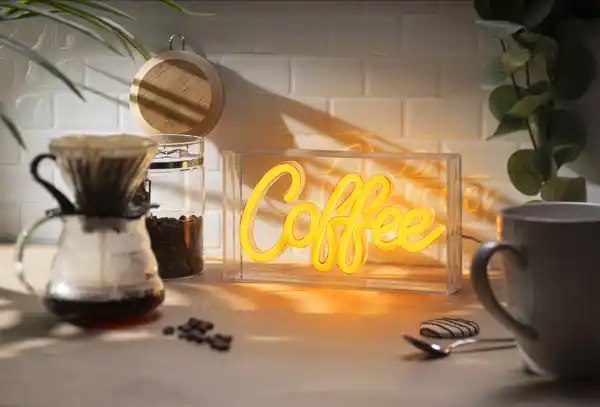Bild 2 von IDEENWELT LED-Neonleuchte Coffee