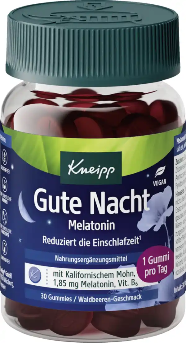 Bild 1 von Kneipp Gute Nacht Melatonin Gummies