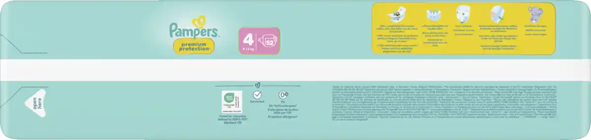 Bild 4 von Pampers premium protection Windeln Gr.4 Maxi 9-14kg Big Pack