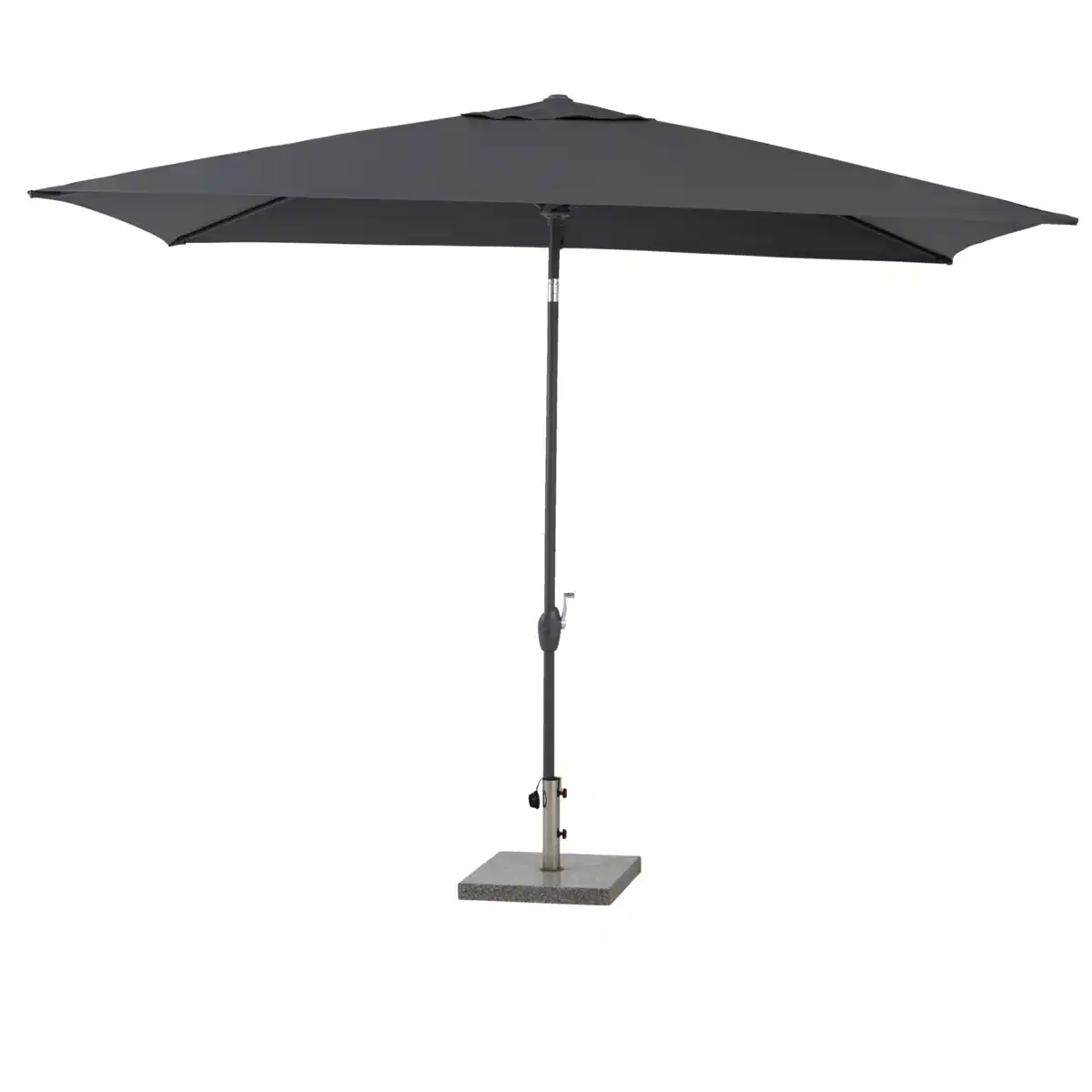 Bild 1 von toom Marktschirm 'Turin' anthrazit 200 x 300 cm