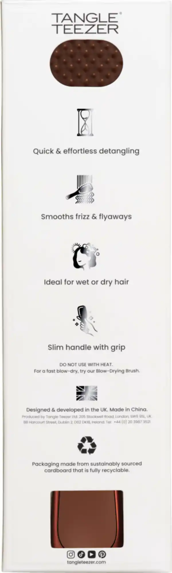 Bild 4 von Tangle® Teezer The Ultimate Detangler Chrome Chocolate Bronze