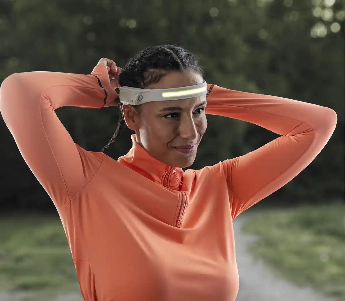 Bild 3 von IDEENWELT Akku-Stirnleuchte grau